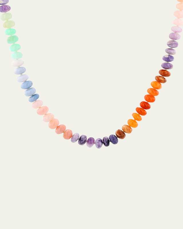 Rainbow Candy Opal Necklace